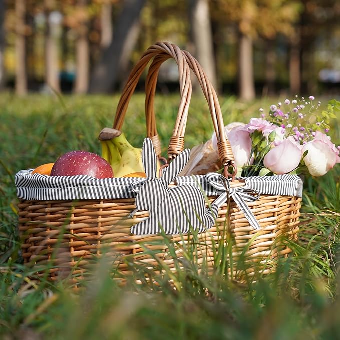 G GOOD GAIN Oval Picnic Basket - Image 6