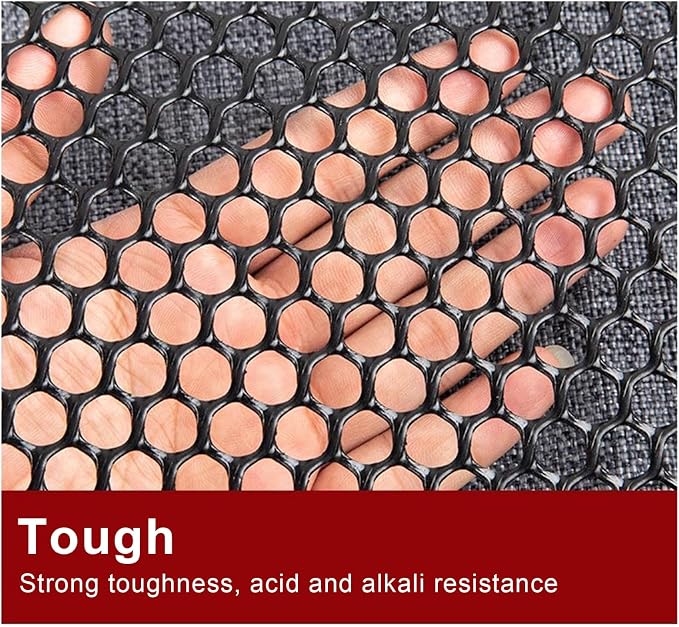 39.3″ x 32.8′ Chicken Mesh Fence Roll Versatile Plastic Fencing Netting Heavy - Image 3