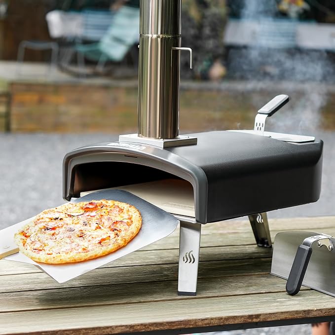 Mimiuo Outdoor Pizza Oven 12“ Wood Charcoal Fired Pizza Oven - Image 7