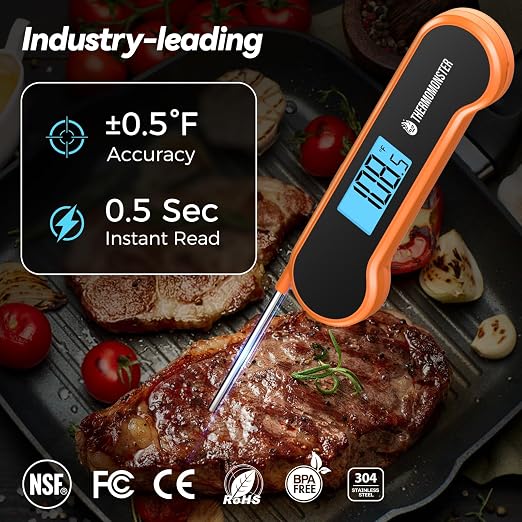 0.5 Sec Instant Read Meat Thermometer Digital - Image 2