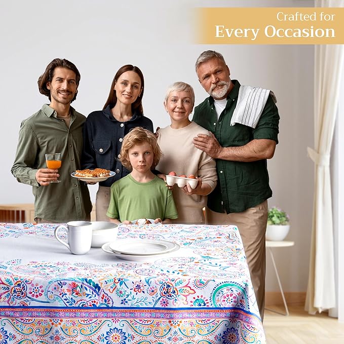 Maison d' Hermine Table Cloth Rectangle Table 100% Cotton 54 x 72 Inches - Image 6