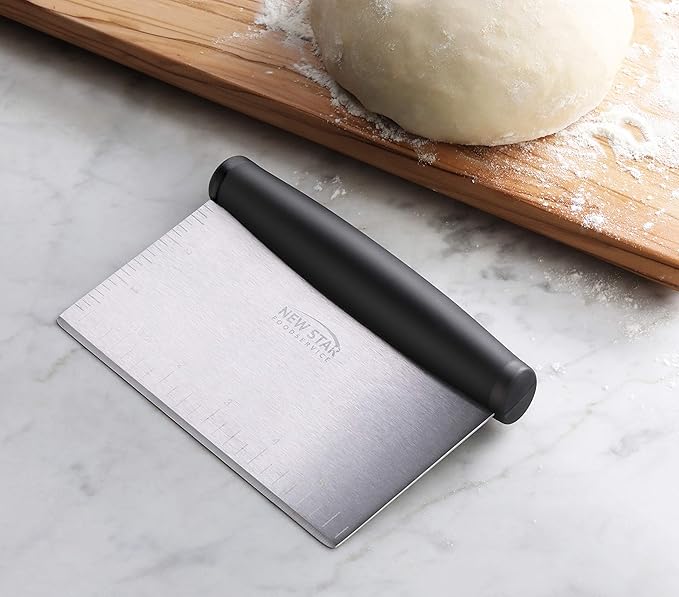 Barbecue Tool Set, 3-Piece Stainless Steel Turners and Dough Scraper