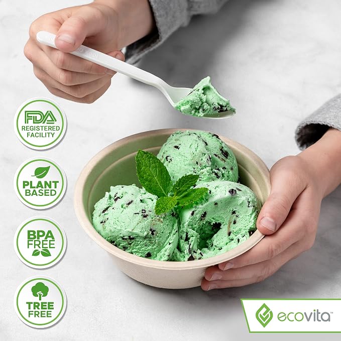 Ecovita 100% Compostable Spoons - Image 4