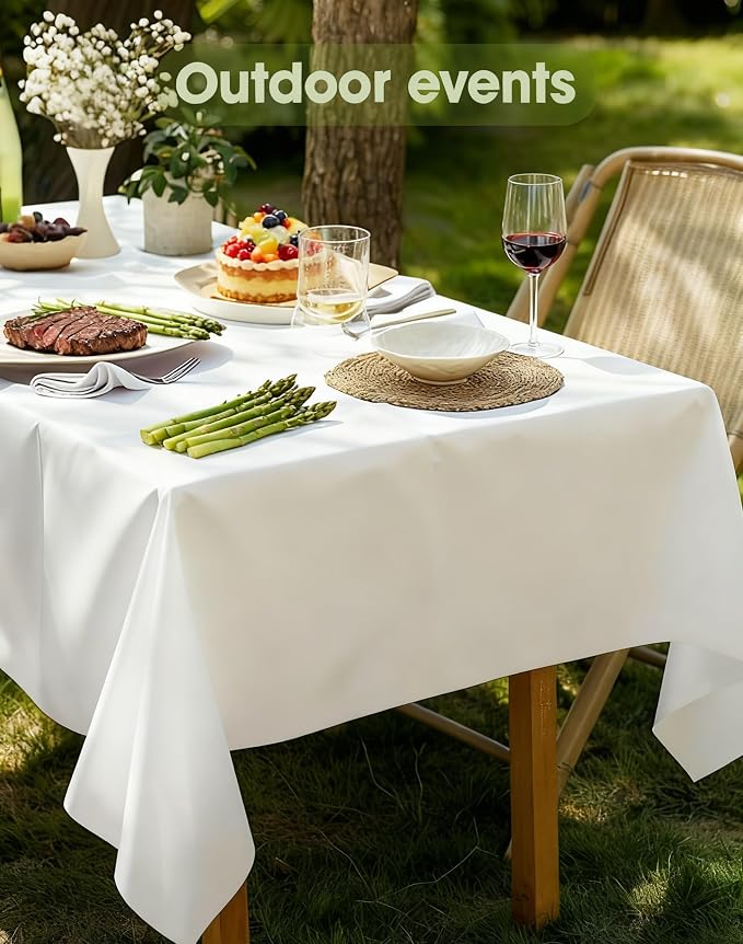 Pureegg Disposable Plastic Tablecloth 12 Pack - Image 3
