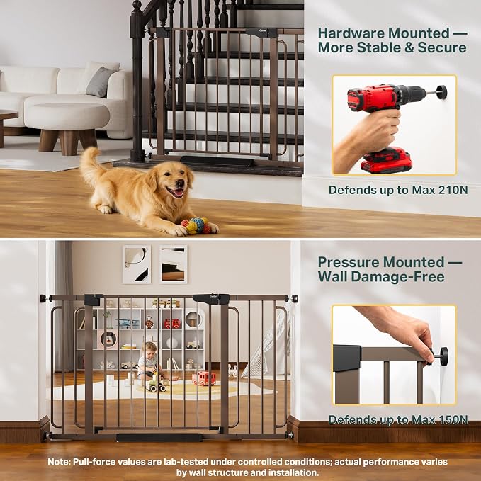Cumbor 36.6-64" Extra Wide Baby Gate - Image 7