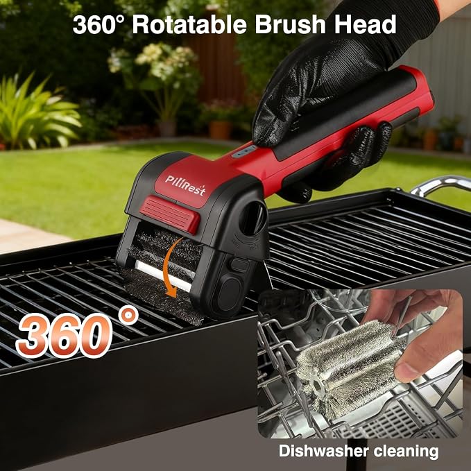 Electric Grill Brush, Cordless Rechargeable Grill Cleaner - Image 6