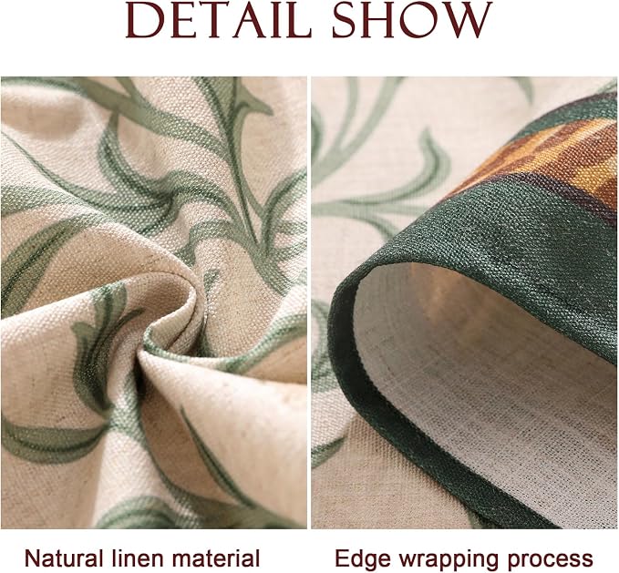 patdrea Designer Floral Linen Table Cloth - Image 5