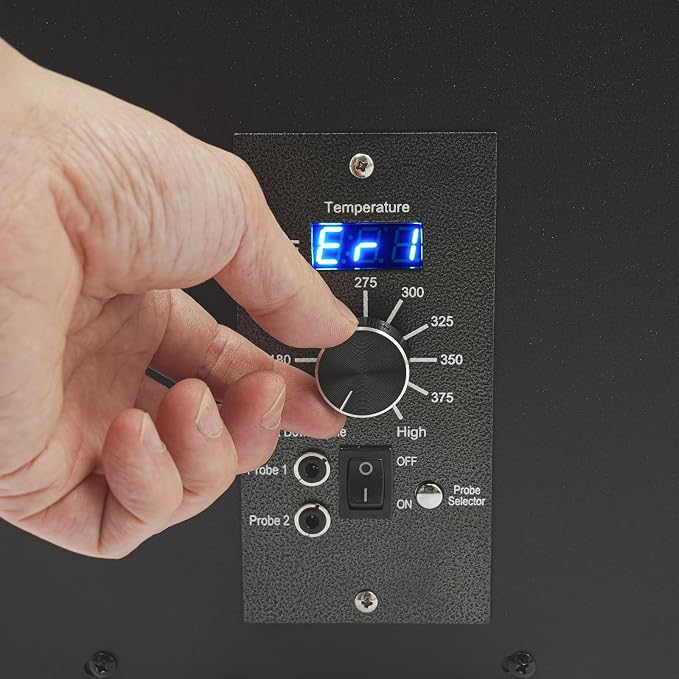 Electric Wood Pellet Smoker Grill Part, 250W 180℉ -500℉ Vertical Pellet Smoker - Image 4