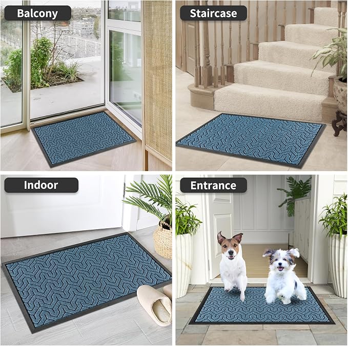 Yimobra Extra Large Door Mat Outside Entrance 60x36, Waterproof Heavy Duty - Image 7