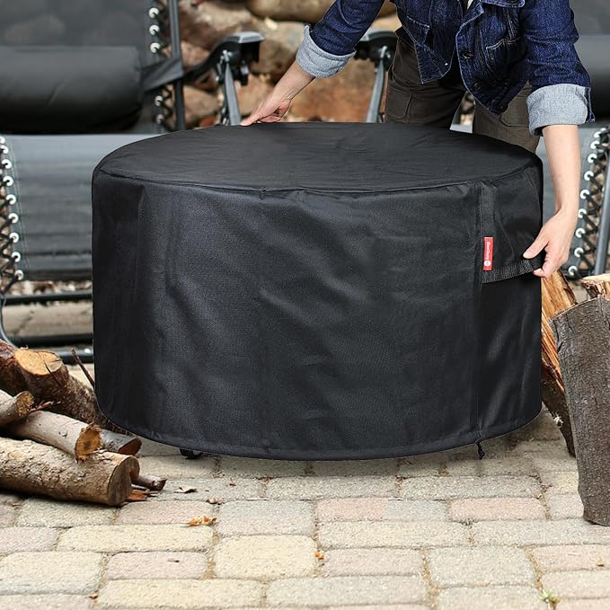 SheeChung Fire Pit Cover Round 33" Dx30 H - Image 5