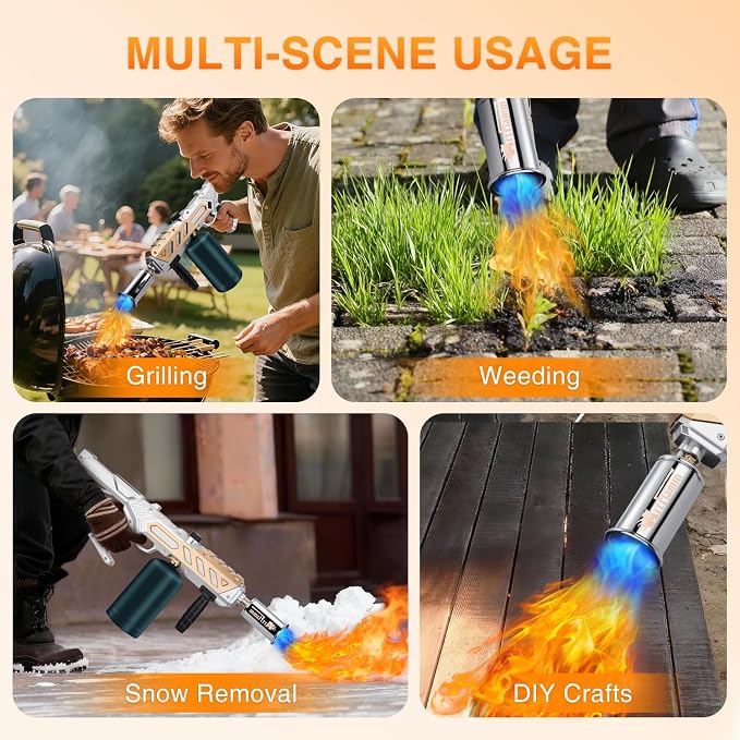 Powerful Propane Torch Gun, Kitchen Grill Torch - Image 5