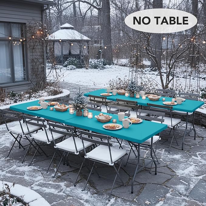 LUSHVIDA 6 Packs Vinyl Tablecloths - Image 3