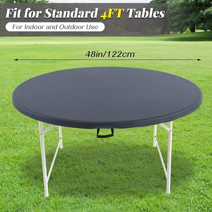LURKA Round PU Leather Table Cover/Tablecloth - Image 3