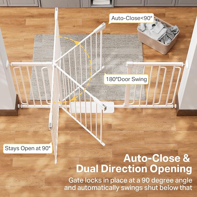 Cumbor 36.6-64" Extra Wide Baby Gate - Image 4