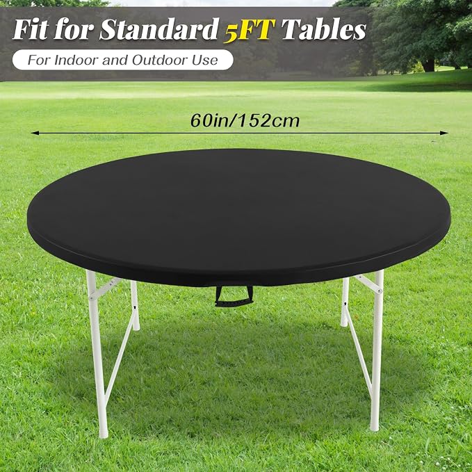 LURKA Round PU Leather Table Cover/Tablecloth - Image 3