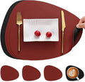 Myir JUN Placemats, Dual-Sided Placemats Waterproof Faux Leather Placemats Set by MyirJUN