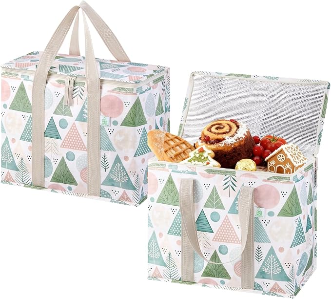 VENO 2 Pack Cooler Bag, Insulated Grocery Bags by Veno