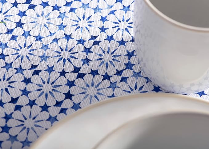 Maison d' Hermine Table Cloth Round Table 100% Cotton 69 Inches Tablecloth - Image 8