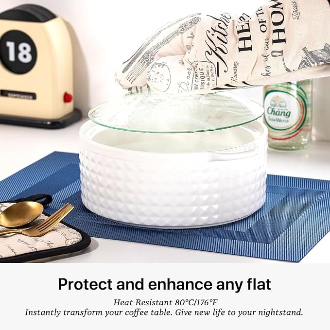 LEXMORE PlaceMats Set of 12 Vinyl/Plastic Woven Place Mats - Image 5