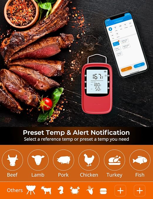Govee Bluetooth Meat Thermometer, Digital Wireless Meat Thermometer - Image 4