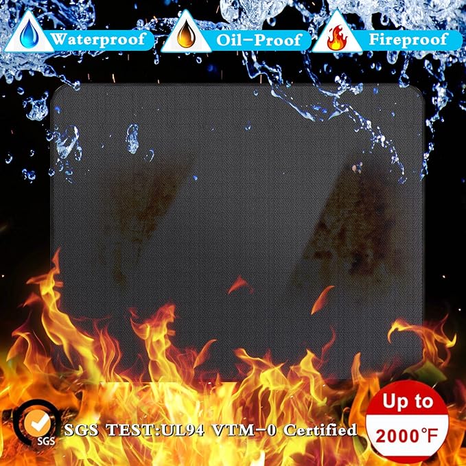 UBeesize Large 65 x 48 inches Under Grill Mat - Image 3