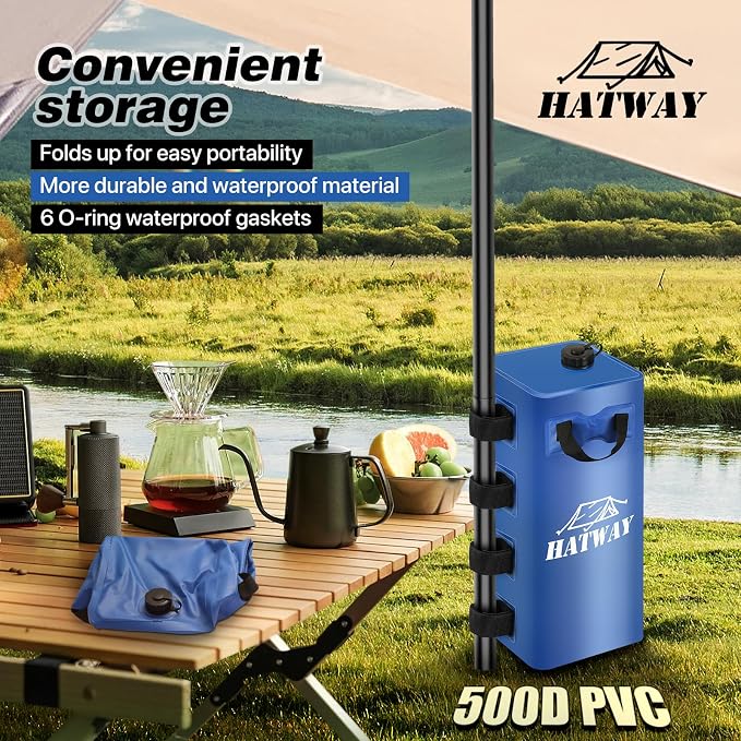 Canopy Water Weight Bag, 220 LBS Water Tent Weights Set of 4 Leg Weights - Image 2