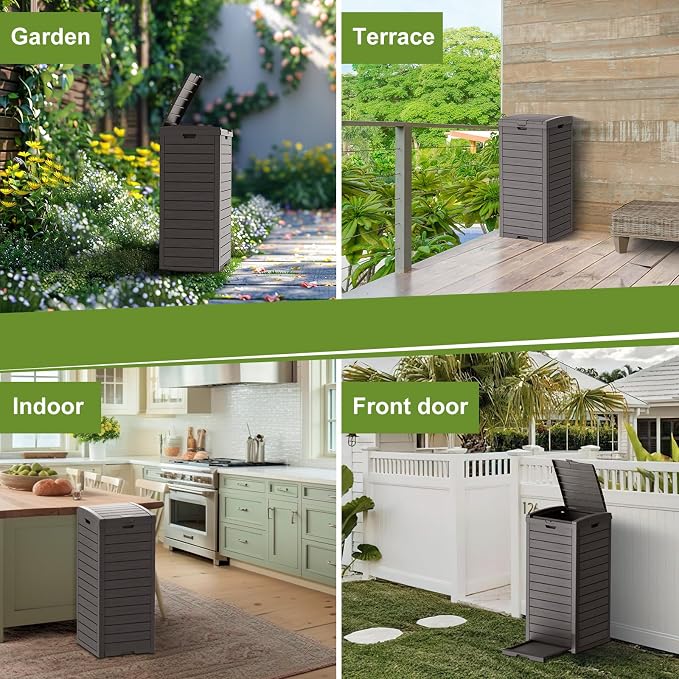 38 Gallon Outdoor Trash Can - Image 10