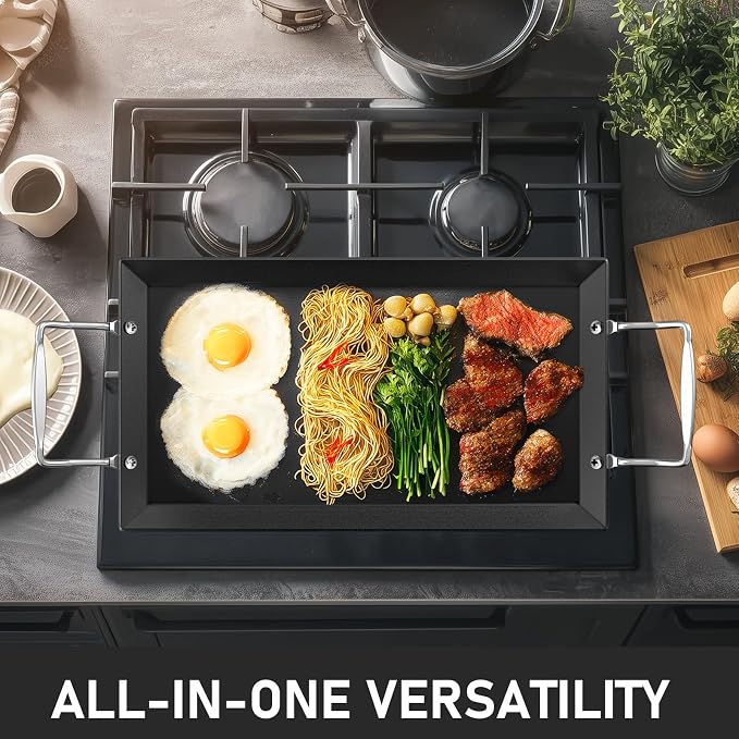 Utheer Upgraded Nonstick Cast Iron Griddle - Image 4