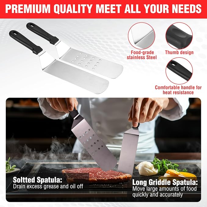 128 PCS Griddle Accessories Kit - Image 3