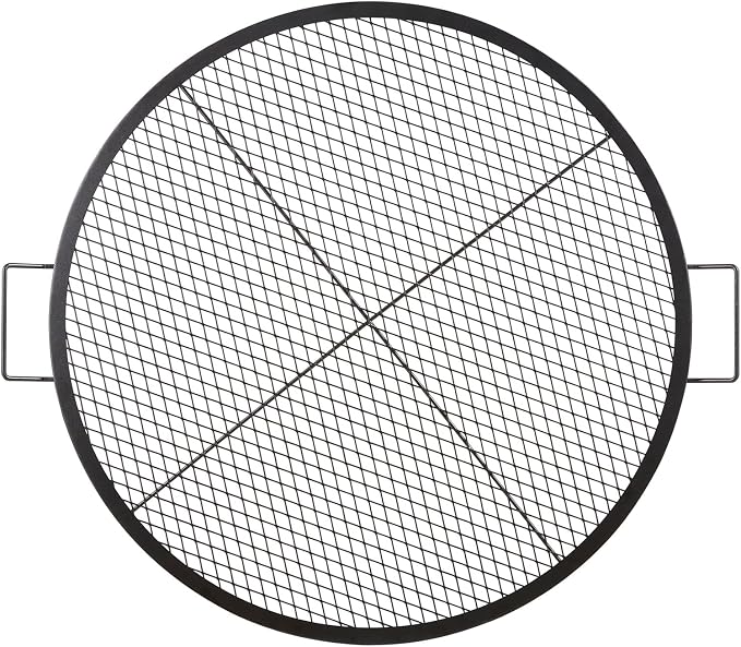 VEVOR X-Marks Fire Pit Grill Grate, Round Cooking Grate, Heavy Duty Steel by VEVOR