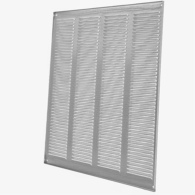 Repa Market Air Vent Cover 16x16 Inch Galvanized Steel Louvered Grill Cover - Image 8