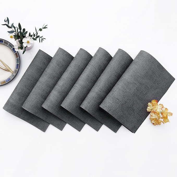 Homaxy Faux Leather Heat Resistant Placemats - Image 7