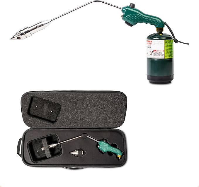 RocketFire Green Fire Starter Torch | Atlas | Charcoal Starter | Tri-Flame Tip by RocketFire
