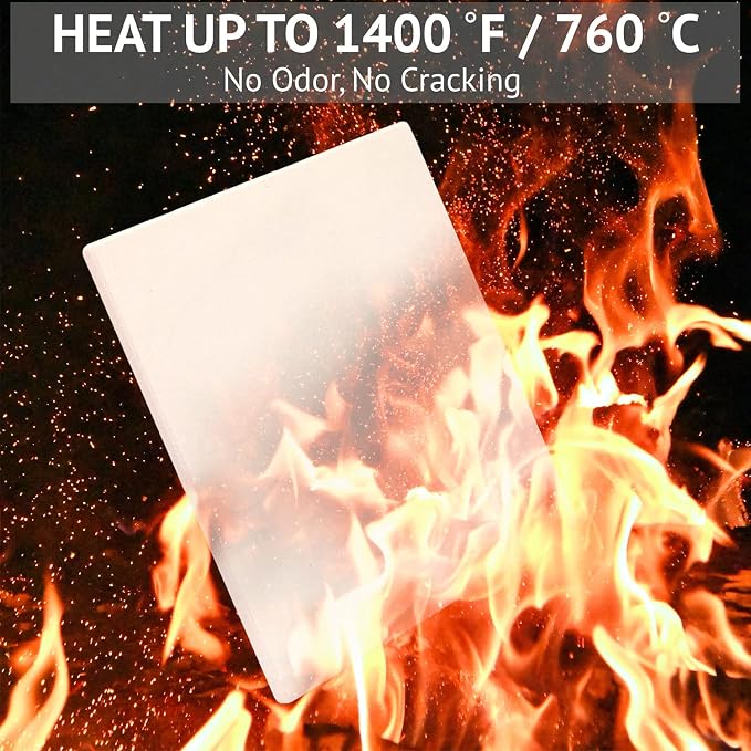 12" x 12" Pizza Stone Square Baking Stone | Premium Cordierite Pizza Grilling - Image 4