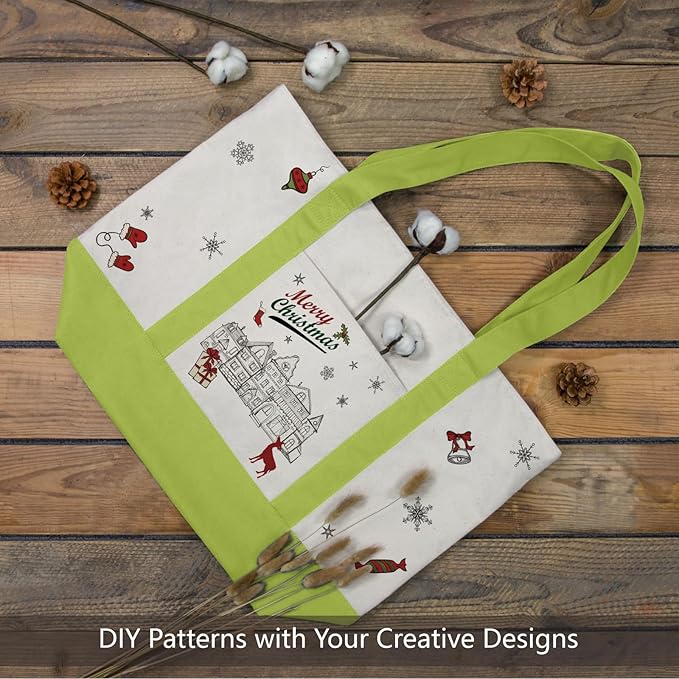 TOPDesign 6-Pack Canvas Tote Bags - Image 3
