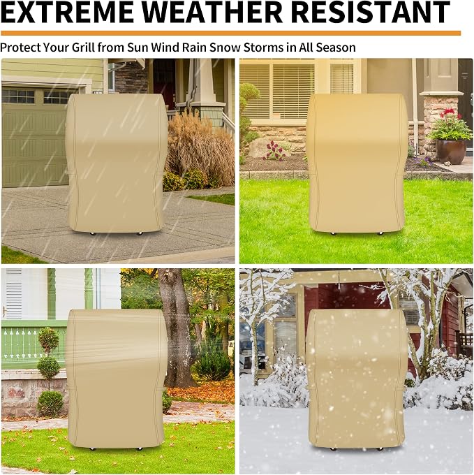 NEXCOVER Grill Cover, 30 Inch Waterproof BBQ Cover, 600D Heavy Duty Gas Grill - Image 6