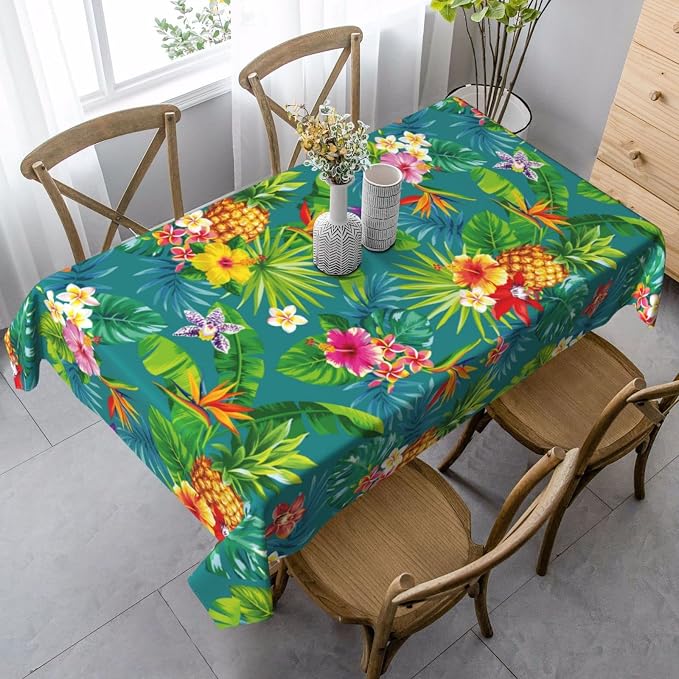 Worltoldb Pineapple Tablecloths Polyester Table Cloth - Image 4
