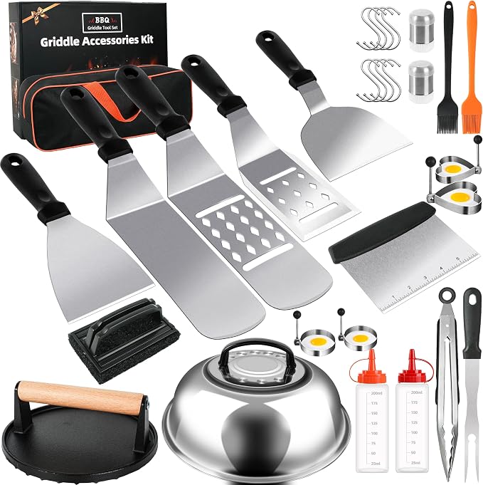 30PCS Griddle Accessories Kit, Flat Top Grill Accessories Set by YMHB