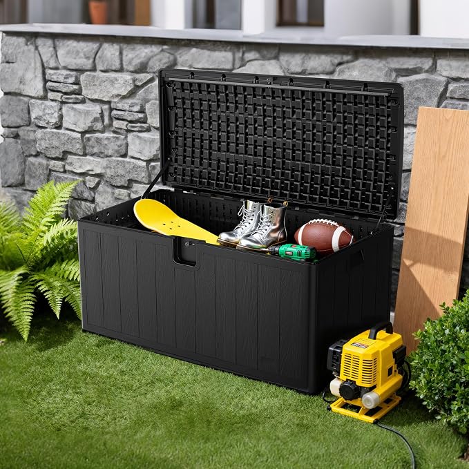 JEKO&JEKO 220 Gallon Outdoor Storage Box Set, Garden Tools, Outdoor Cushions - Image 6