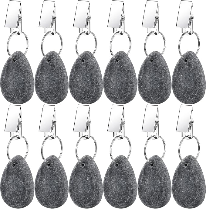 Geiserailie 12 Pcs Tablecloth Weights Tablecloth Pendant Teardrop Shape Table by Geiserailie