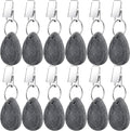 Geiserailie 12 Pcs Tablecloth Weights Tablecloth Pendant Teardrop Shape Table by Geiserailie