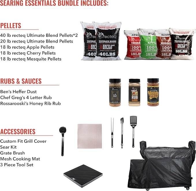 recteq DualFire 1200 Wood Pellet Smoker Grill, Wi-Fi Electric Pellet Grills - Image 3