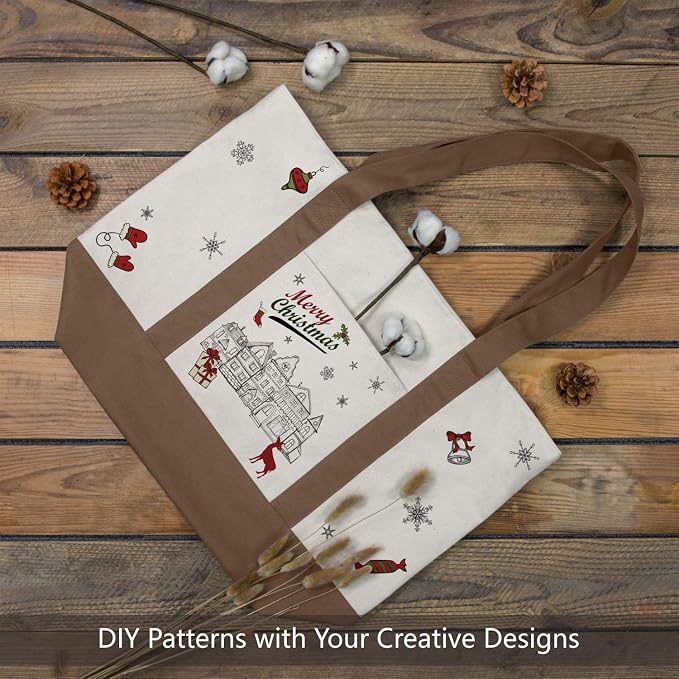 TOPDesign 1-Pack Canvas Tote Bag - Image 3