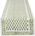 CPC Cotton Table Runner 16x90 Inch Block Printed Long Fall Table Runner by COTTONPRINTCLUB