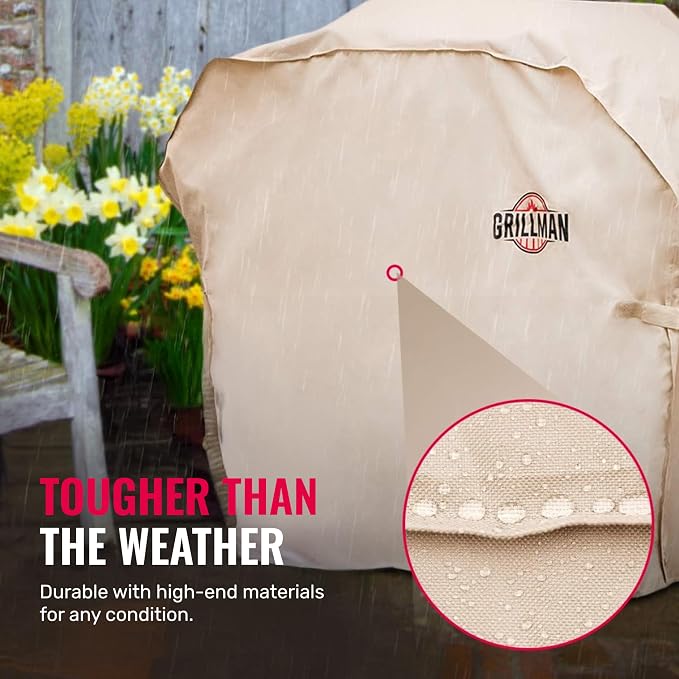 Grillman Grill Cover, BBQ Outdoor Grill Covers, Gas Grills, Waterproof - Image 5