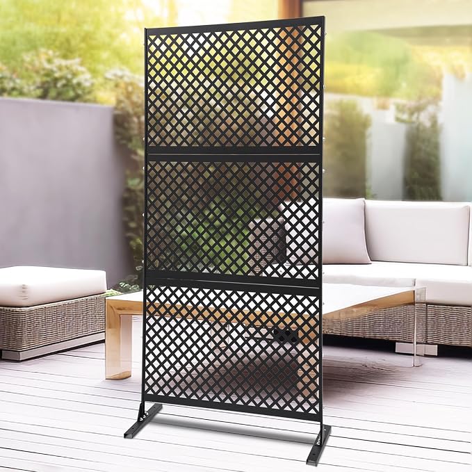 75" H×35" W Decorative Outdoor Privacy Screen - Image 4