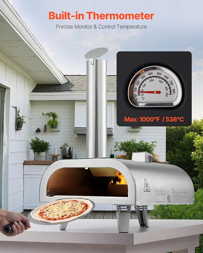 VEVOR Pizza Oven Outdoor, Portable Pizza-Stove - Image 4