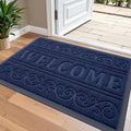 OLANLY Welcome Door Mat Indoor Outdoor Entrance, Heavy Duty Sturdy Front Door by OLANLY