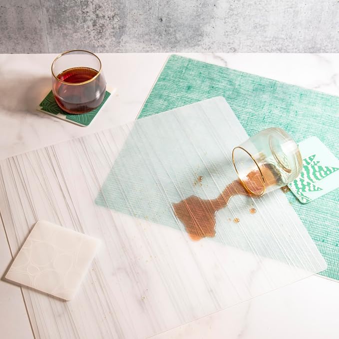 modern-twist 14 x 16 Silicone Placemat, PVC-Free Table Mat, Dishwasher Safe - Image 5