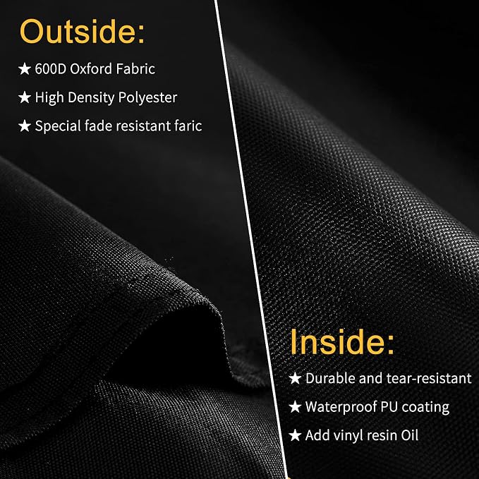 SUPJOYES Grill Cover for Weber Q Series Grills, Portable BBQ Cover for Weber - Image 4